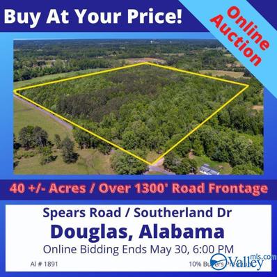 40 Acres Spears Road, Horton, AL 35980 - MLS#: 1833983